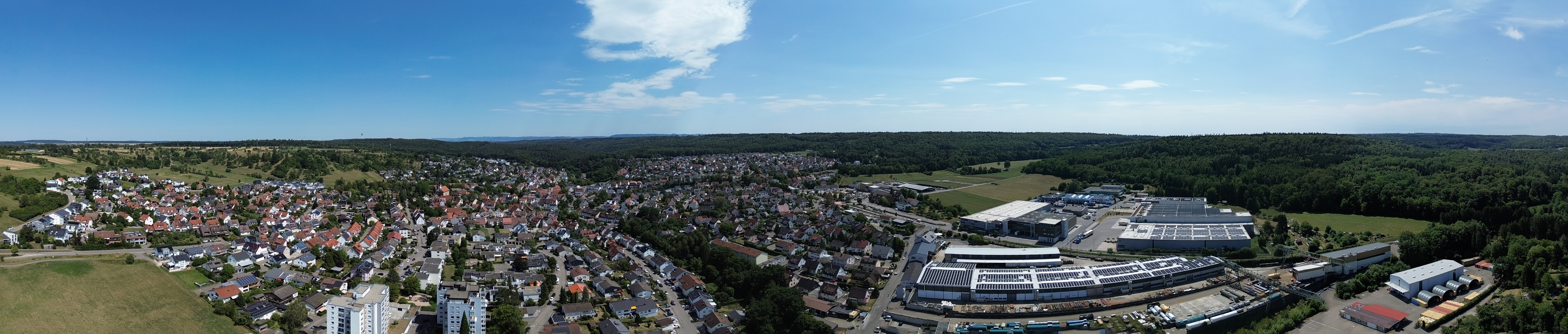 Luftbild von Dettenhausen